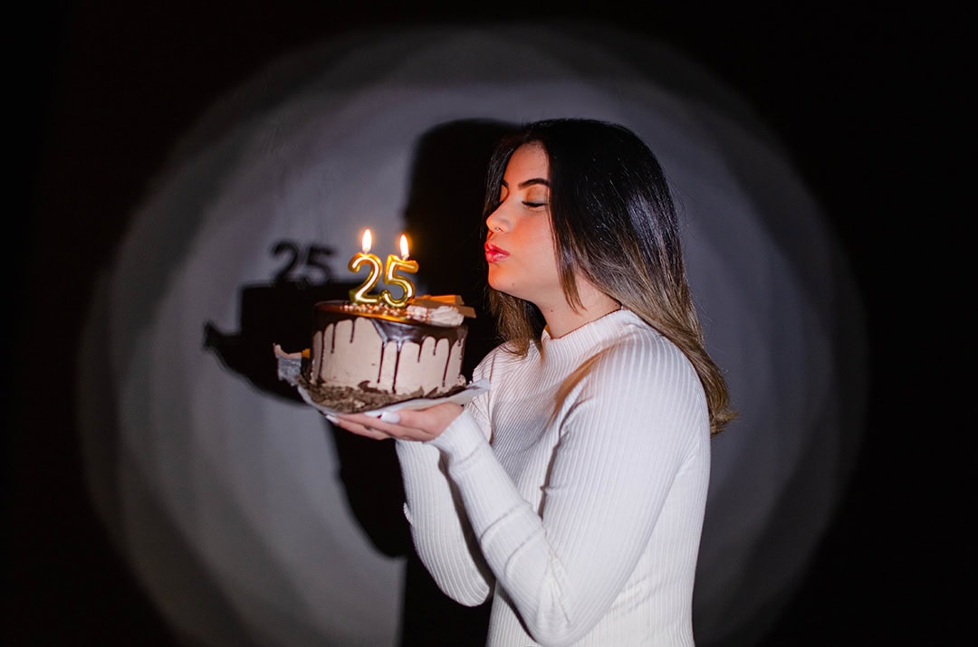 Sesión profesional en estudio fotográfico de cumpleaños en Antofagasta